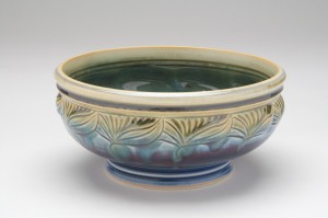 Blue Green serving bowl     